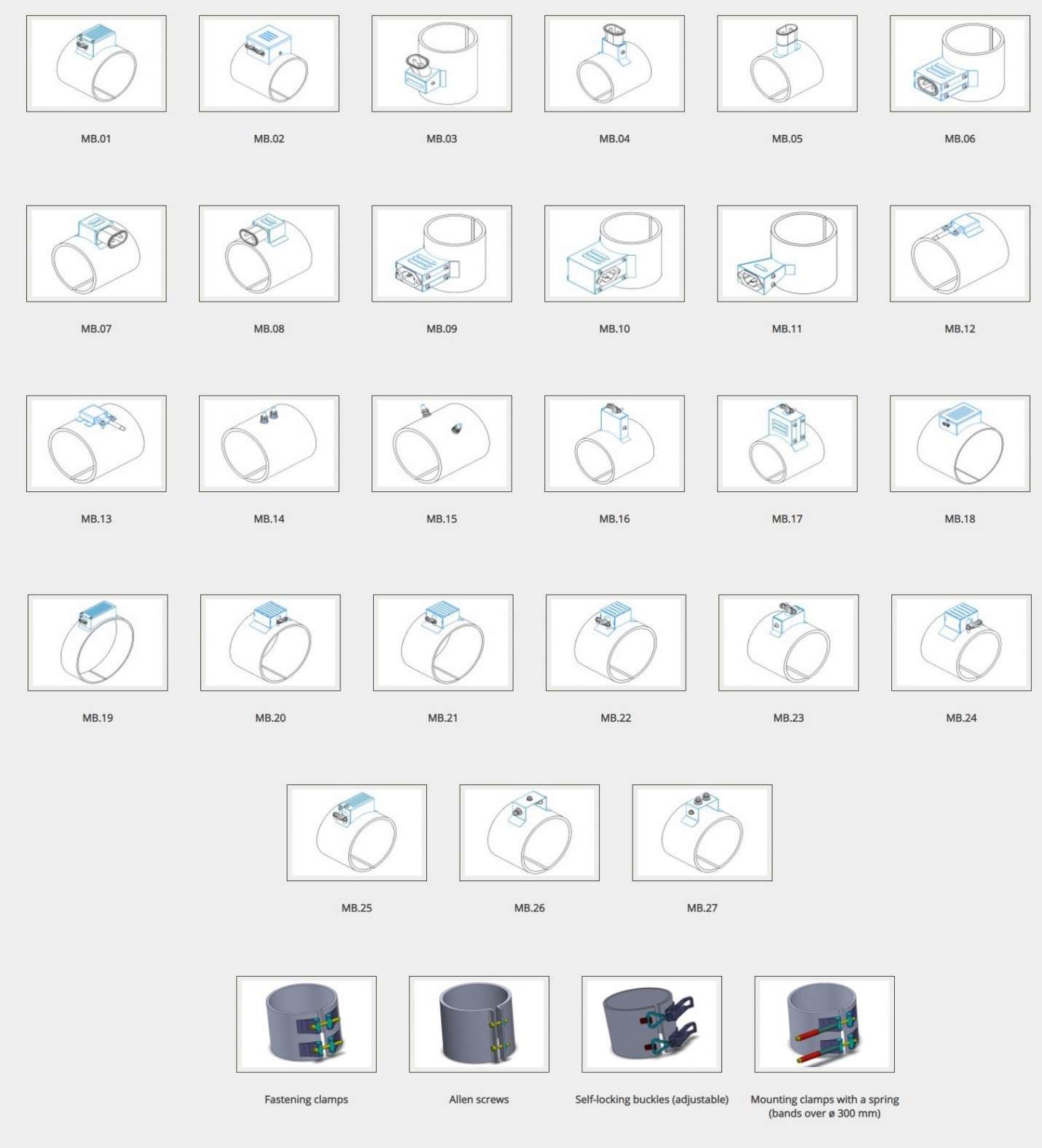 Ekstruuderite küttekehad 4 Ekstruuderite küttekehad